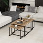 Hanah Home Levada - Walnut Mesas Nido